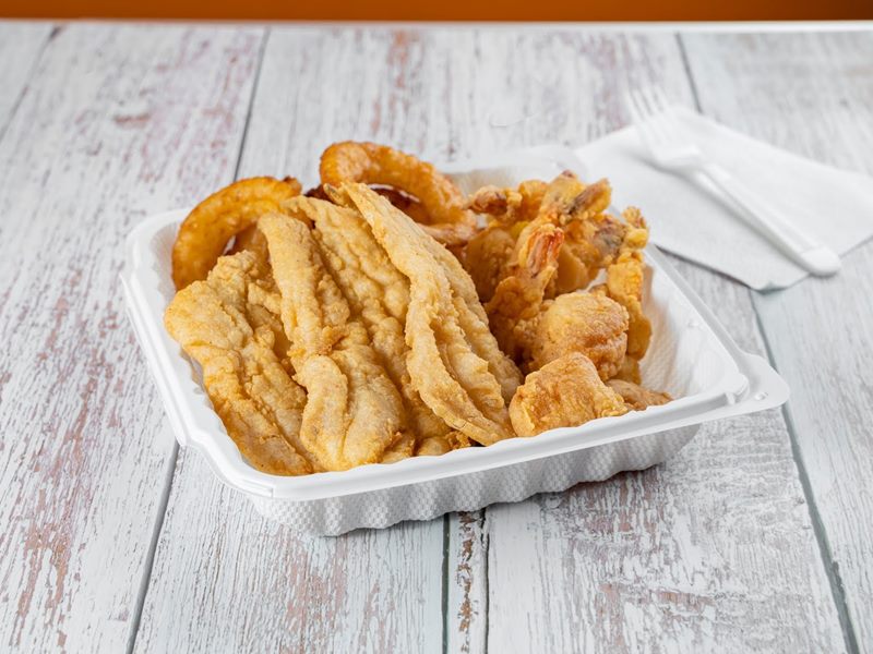 Devin's Fish & Chips food